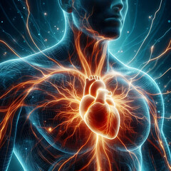 3D illustration of Heart - Part of Human Organic.