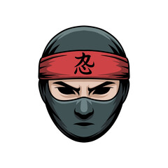 Ninja mask ilustration