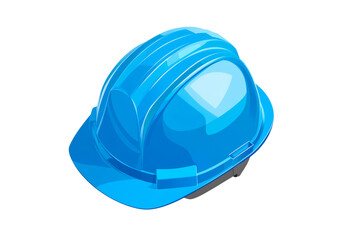 Safety helmet isometric isolated on transparent background