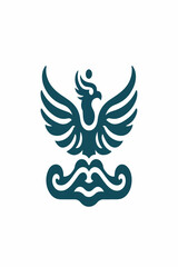 cool bird logo image vector