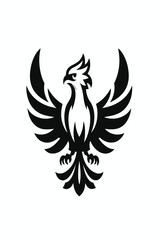 cool bird logo image vector