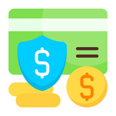 Secure Payment Flat Flat Icon