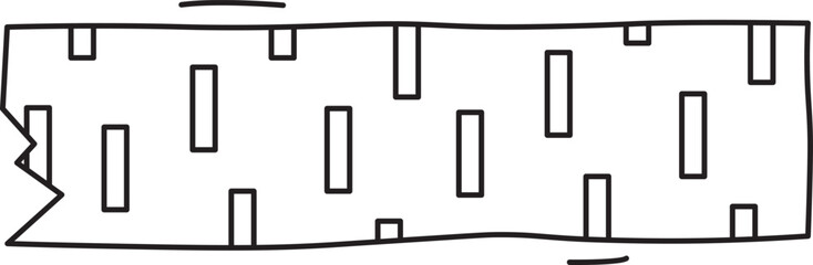 Abstract Washi Tape Doodle