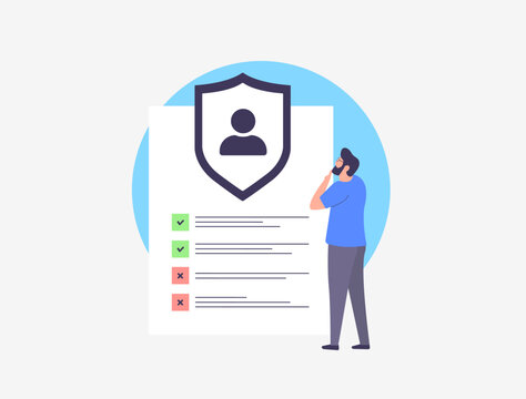 Data privacy regulations encompass laws governing collection, storage and processing of personal information, impacting marketing strategies and compliance requirements. Vector illustration