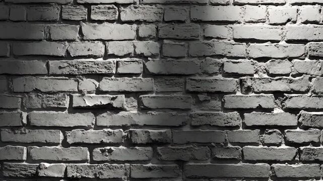 distressed white brick wall