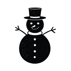 Snowman Happy Winter Character