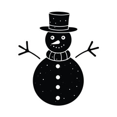 Snowman Holiday Frosty Icon