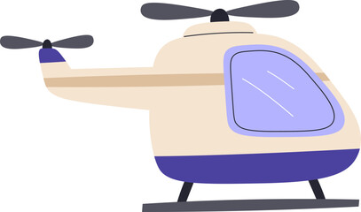 Hand Drawn Helicopter