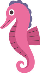 Cute Seahorse Hand Drawn