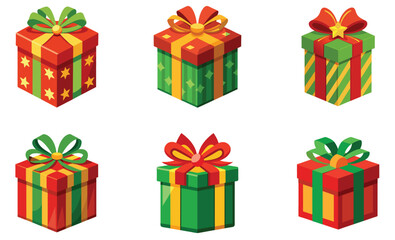 set of christmas gifts