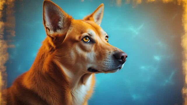 A profile image of a ginger dingo dog