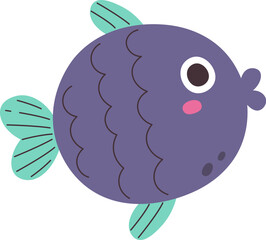 Cute Cartoon Fish