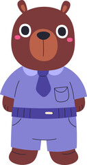 Friendly Bear in Uniform