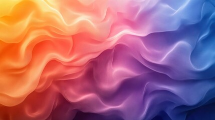 Obraz premium Abstract vibrant flowing fabric