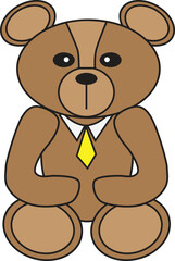 Color Cute Bear BRD style 1