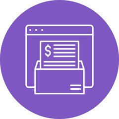 Fototapeta premium Business mail Icon