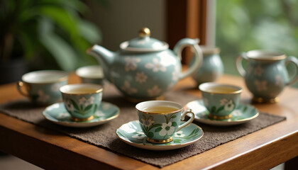 Fototapeta premium Cozy Tea Time Setting