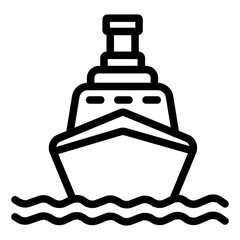 ship Line Icon