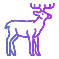 deer Gradient icon