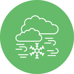 Cold breeze Icon