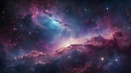 Obraz premium an aweinspiring cos mic nebula scene