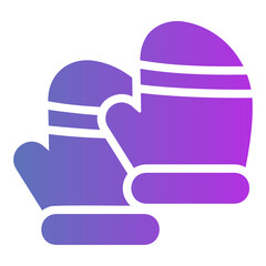 gloves Gradient icon