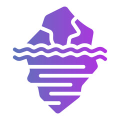 iceberg Gradient icon