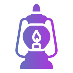 kerosone lamp Gradient icon