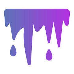 icicles Gradient icon