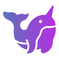 narwhal Gradient icon © ilham