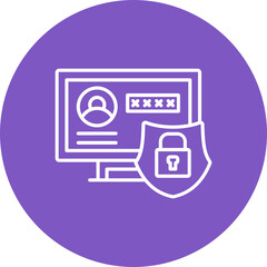 Secured account Icon