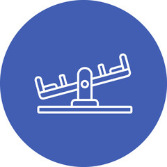 Fototapeta premium Seesaw Icon