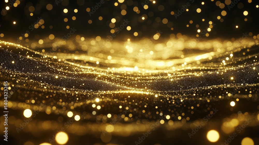 Poster abstract data network with lines of light and empty space, ideal for promoting internet technology p