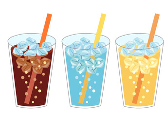 ドリンクのイラストセット