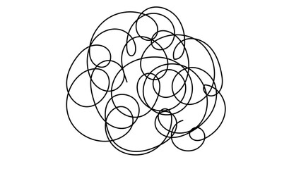 黒いクルクルした線