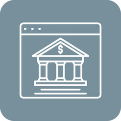 Online bank Icon