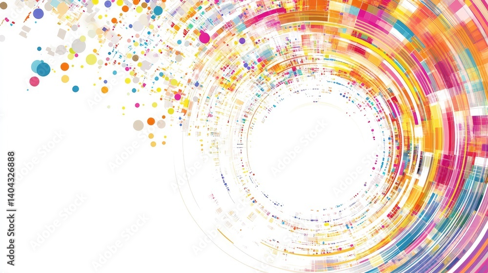 Poster digital globe network with empty space around it, perfect for internet technology ads or digital ser