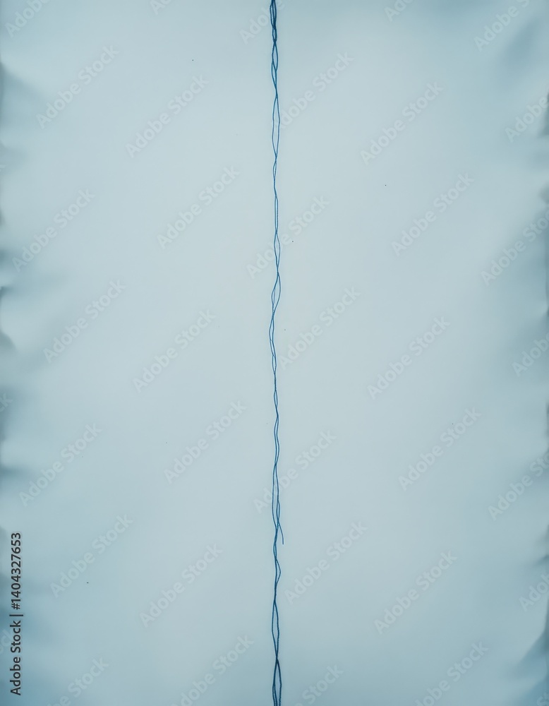 Poster a serene blue and white background features soft, flowing lines that create a calming, abstract patt