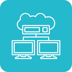 Cloud network Icon