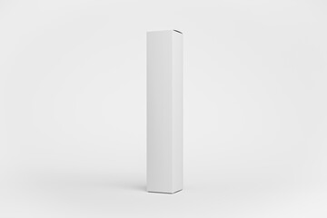Blank packaging cosmetic without any labels intended for packaging design 3D render.