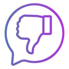 dislike Gradient icon