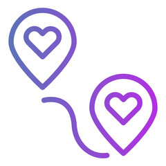 distance Gradient icon