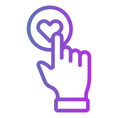 like Gradient icon