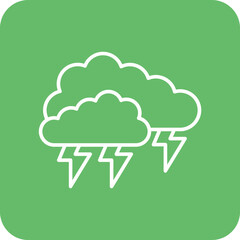 Cloud thunder Icon