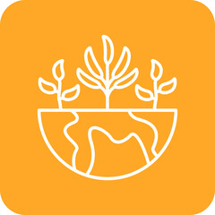 Obraz premium Save the world Icon