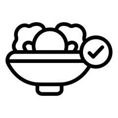 healthy food Line Icon