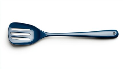 Essential blue kitchen spatula with ergonomic handle for effortless cooking and flipping