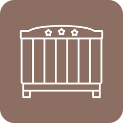 Baby crib Icon