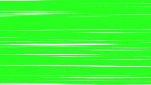 Speed line background animation in comic speed lines background, Anime Blurry screen Green, 
white anime cartoon speed line background animation, Abstract white speed line animate vector background.