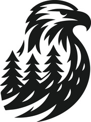 Eagle silhouette
